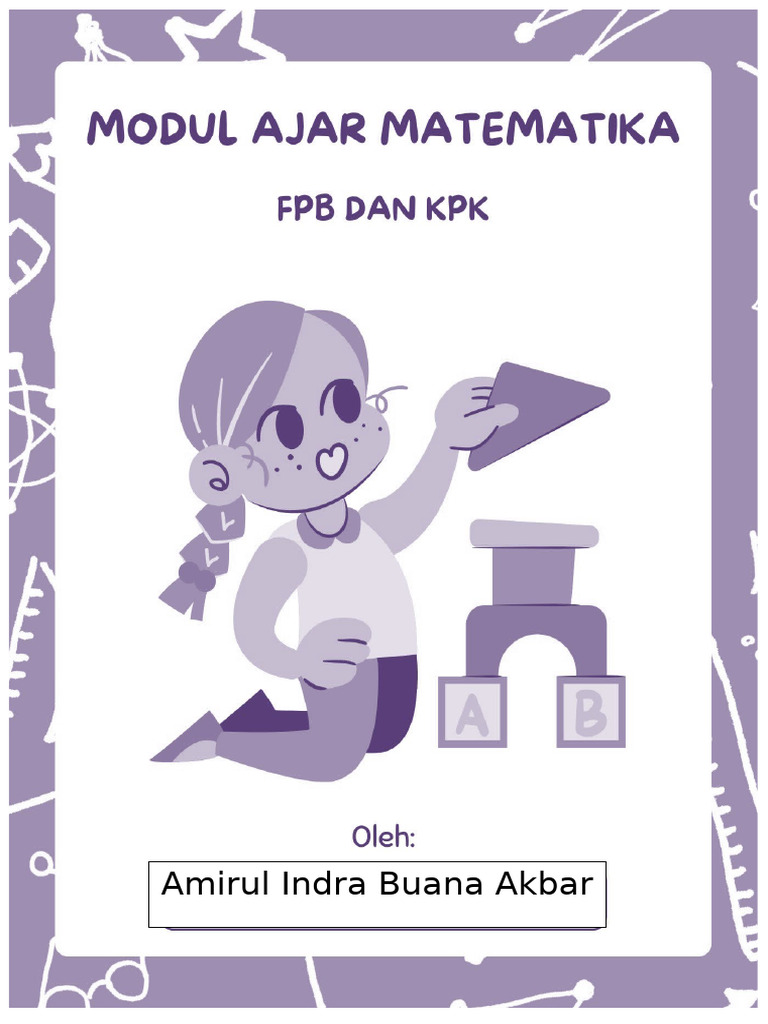 Modul Ajar Matematika Kelas 5 FPB KPK | PDF