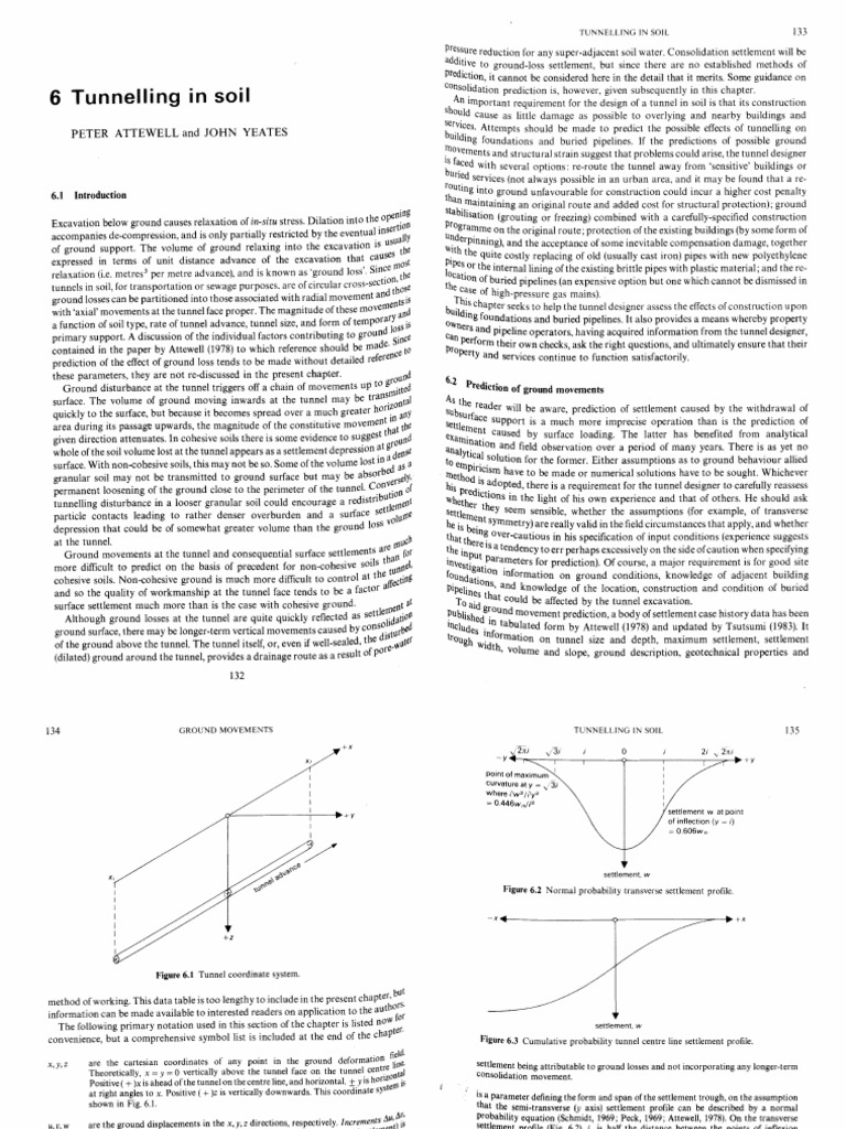 Ground Movements and Their Effects On Structures Attewell 1984 Chapter ...