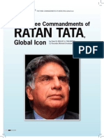 3 Commandments of Ratan Tata