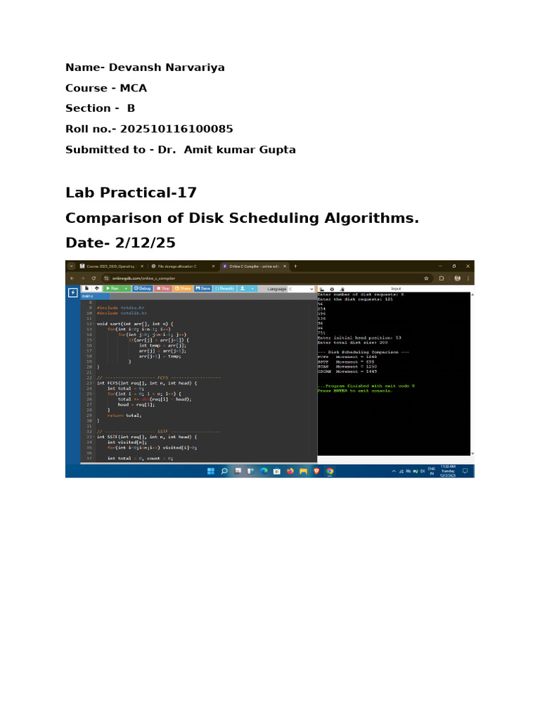 Devansh Os 17 | PDF