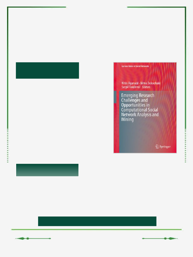 Emerging Research Challenges and Opportunities in Computational Social ...