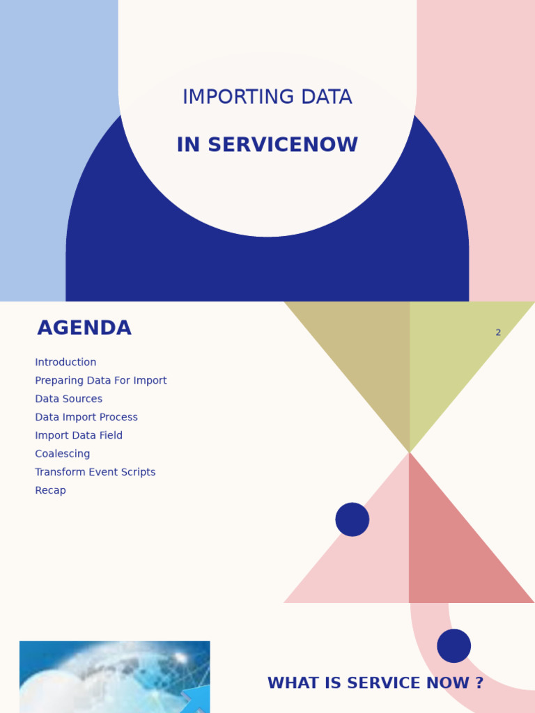 ServiceNow Data Import Guide | PDF | Table (Database) | Information Science