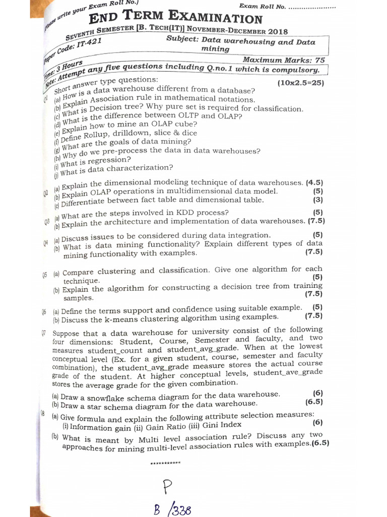 DWDM Pyq | PDF