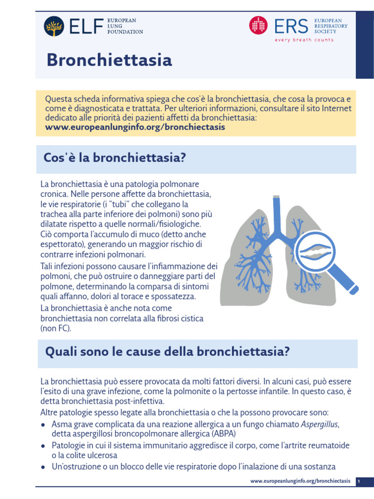 It Bronchiectasis | PDF