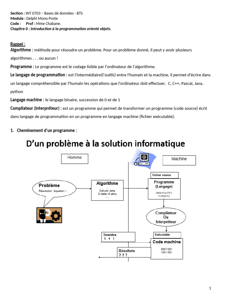 Introduction à la POO en C++ | PDF | Programmation informatique ...