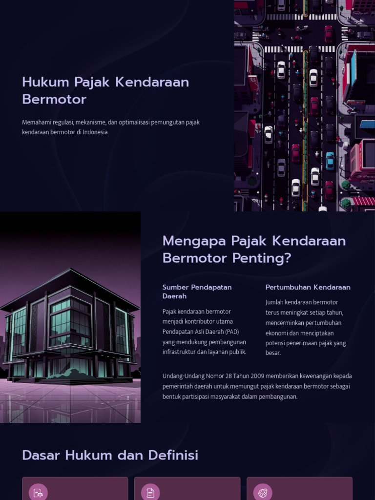 Pajak Kendaraan Bermotor di Indonesia | PDF