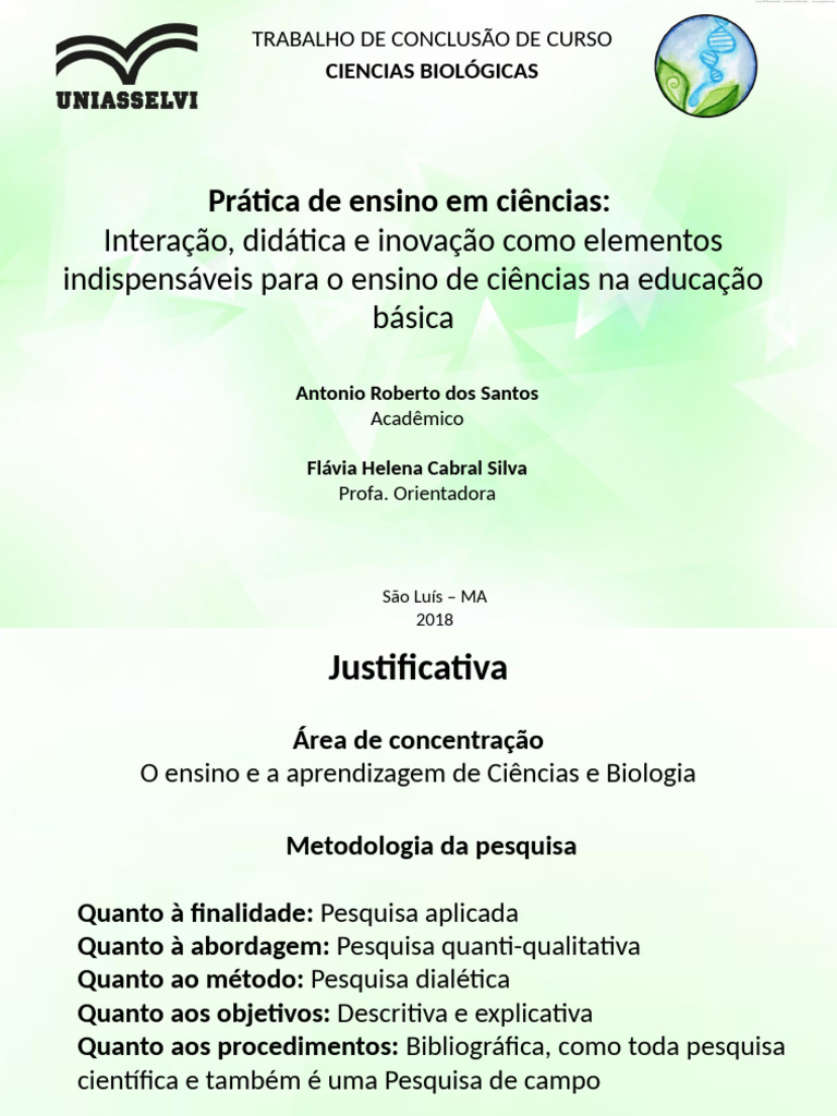 Prática Ensino de Ciencias | PDF | Science | Aprendizado