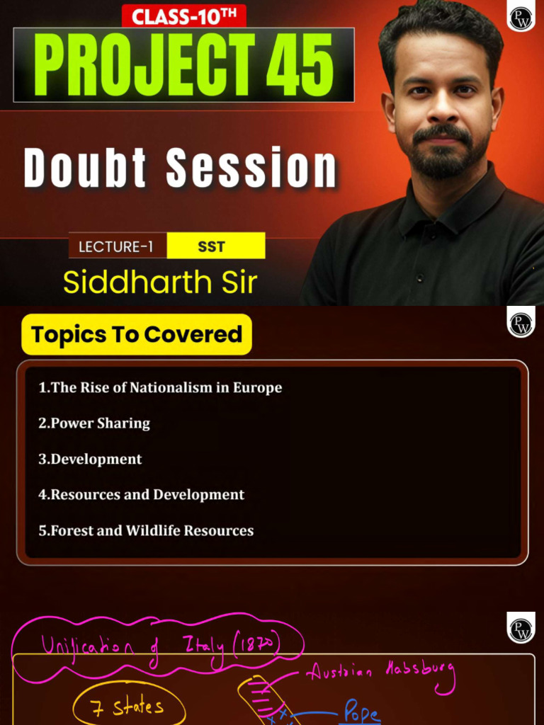 Doubt Session 01 - Class Notes | PDF