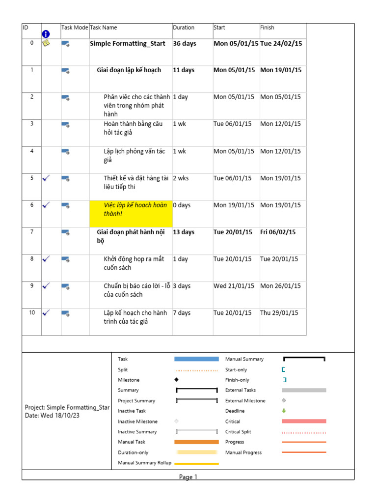 Report-Simple Formatting Start | PDF