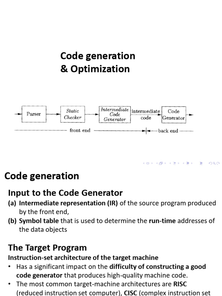 Code Generation and Optimization Techniques | PDF | Variable (Computer ...