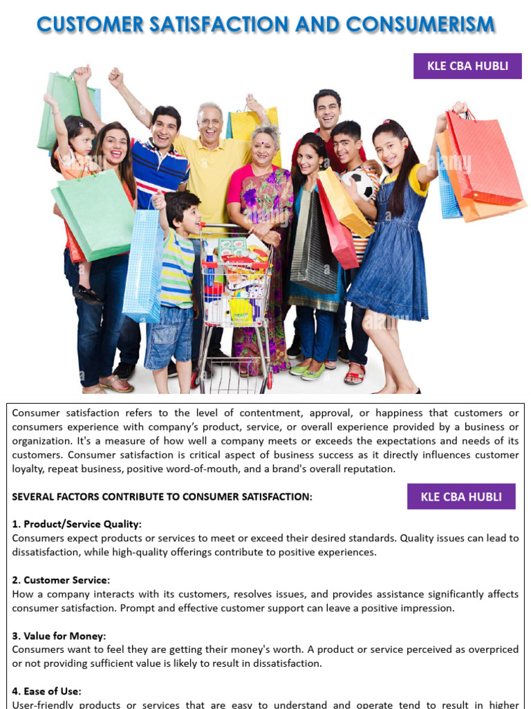 Enhancing Consumer Satisfaction Strategies | PDF | Consumer Protection ...