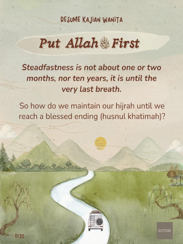 Put Allah First | PDF