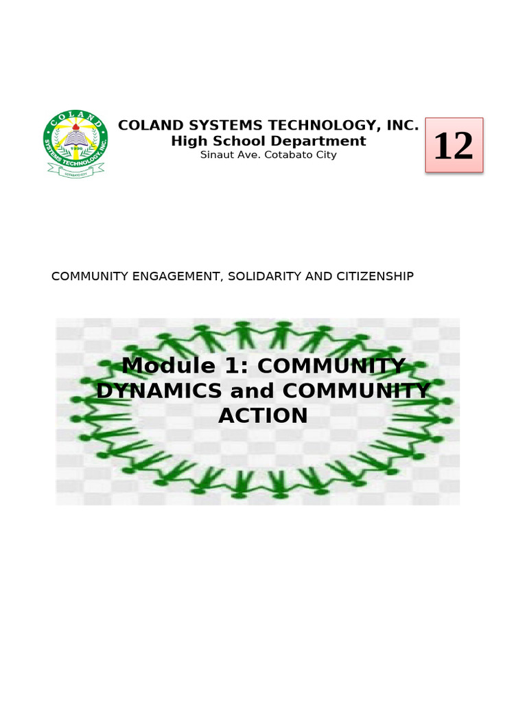 Community Dynamics and Action Module | PDF | Community | Empowerment