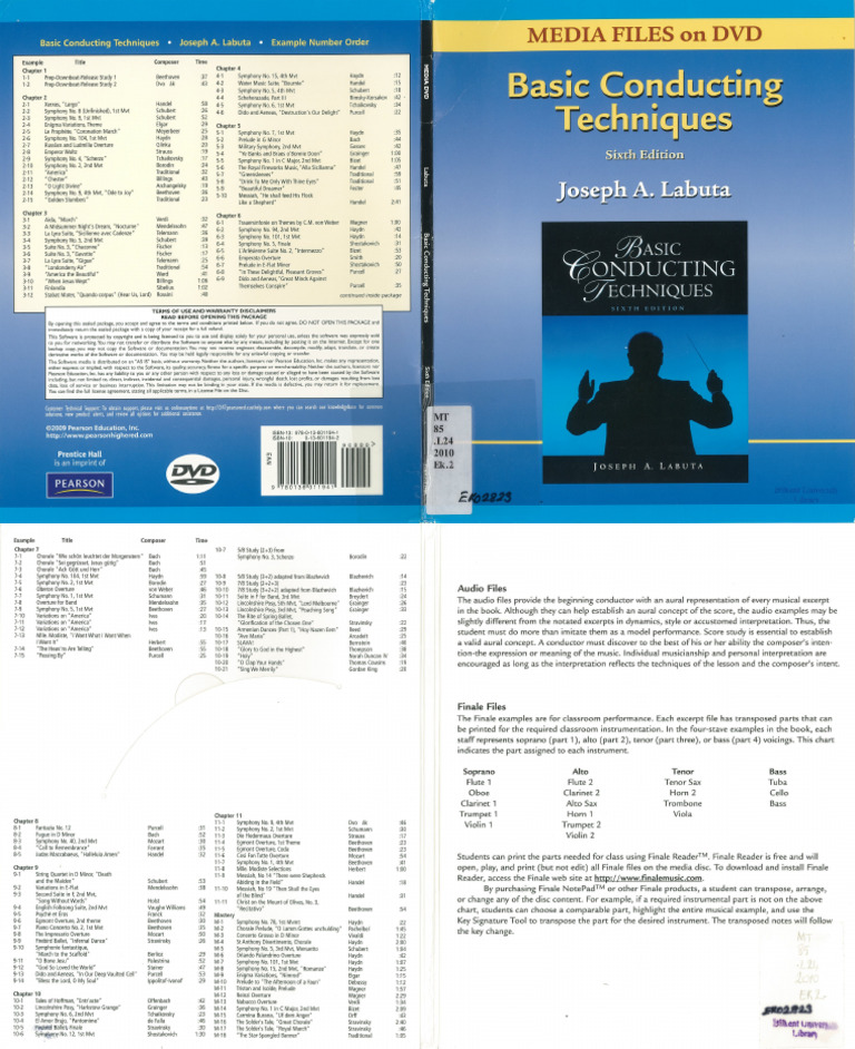 Labuta Media List Basic Conducting Techniques 6ed PDF