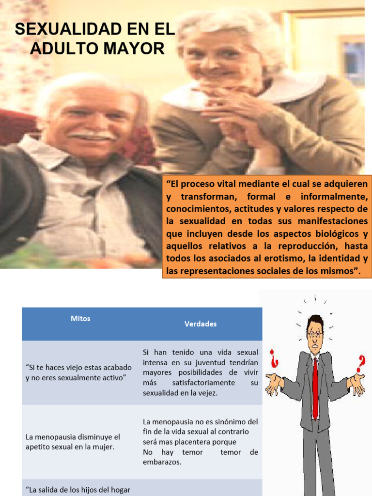 Sexualidad en el Adulto Mayor: Mitos y Realidades | PDF | Vagina | Vejez