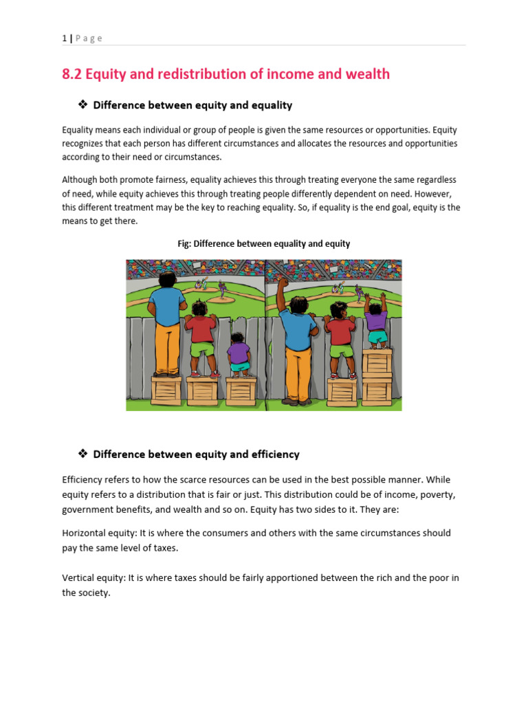 Equity vs. Equality: Key Concepts Explained | PDF | Equity (Economics ...