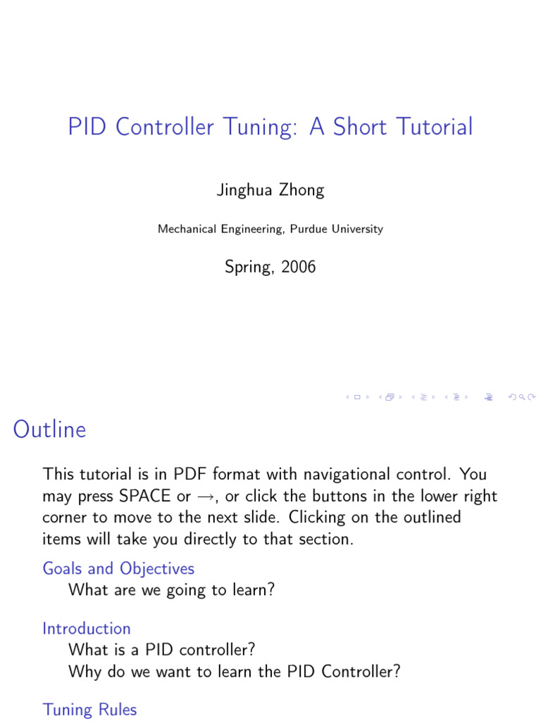 Pid | PDF | Control Theory | Applied Mathematics