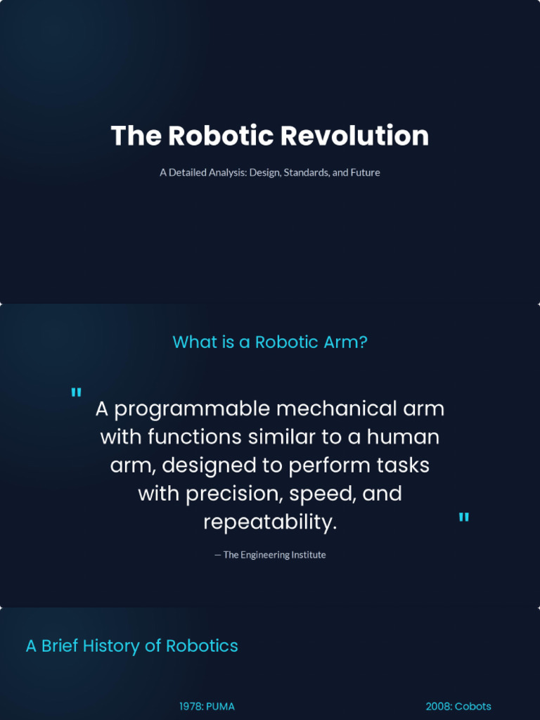 The Robotic Revolution - A Detailed Analysis | PDF