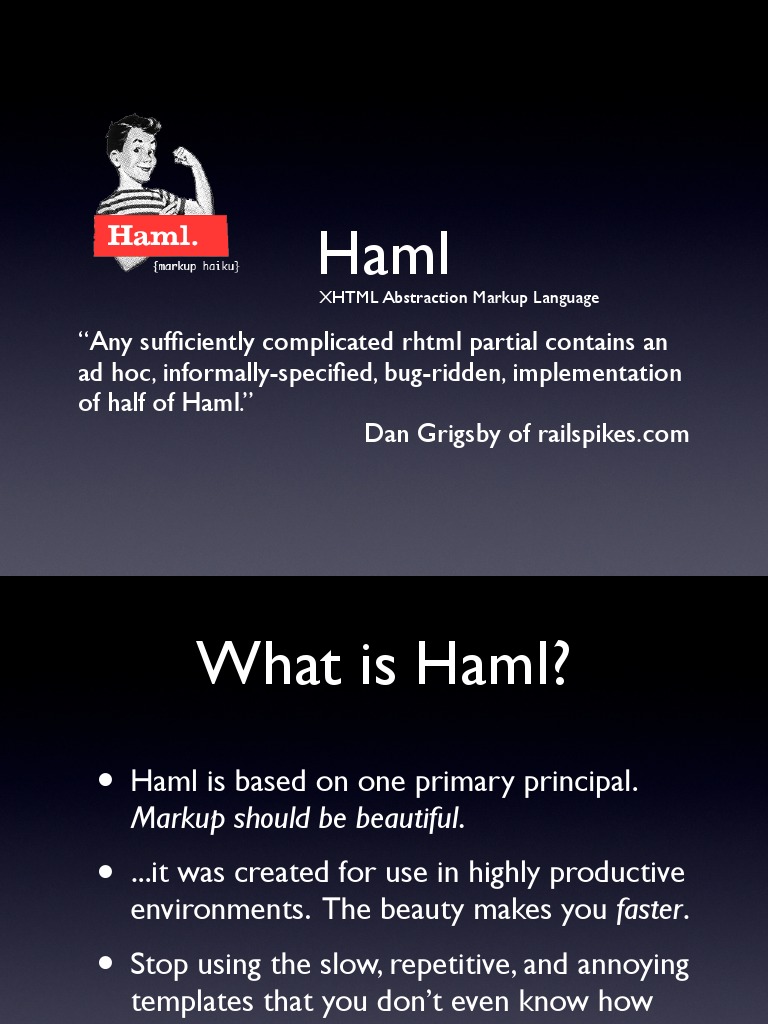 Understanding Haml Markup Language | PDF | Computer File Formats ...
