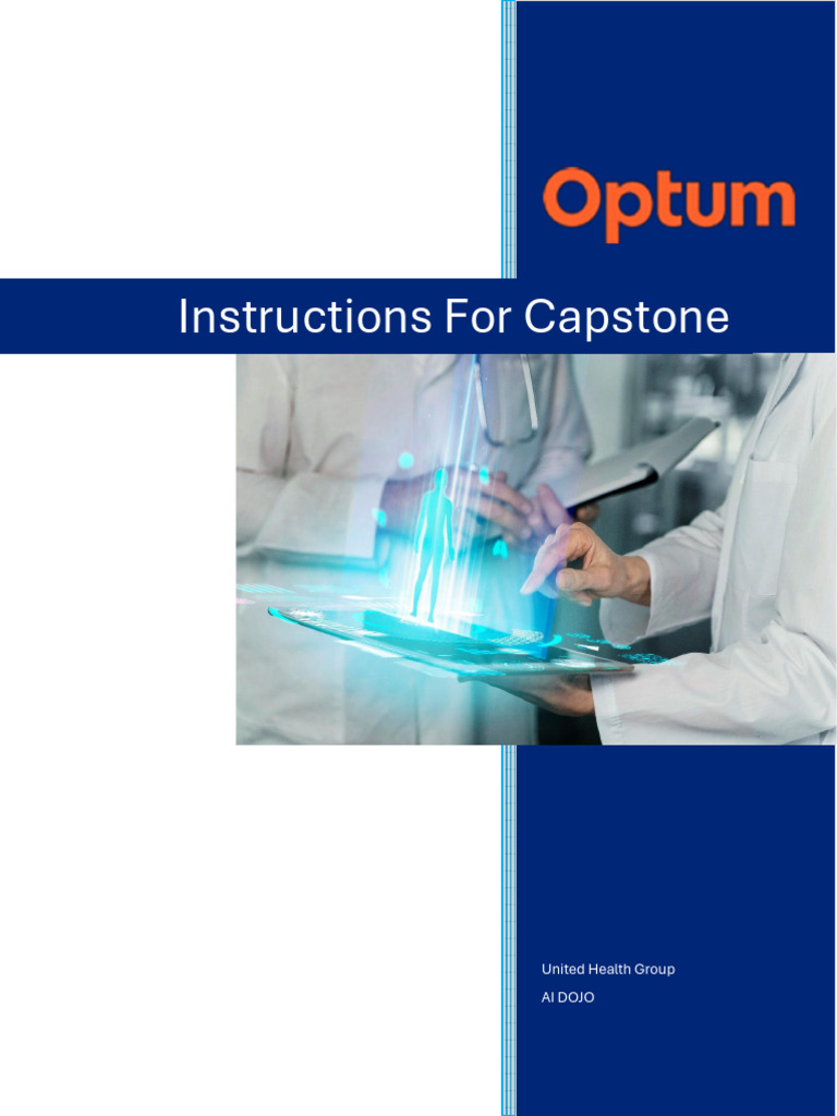 Capstone Project Guide for AI Dojo | PDF | Artificial Intelligence ...
