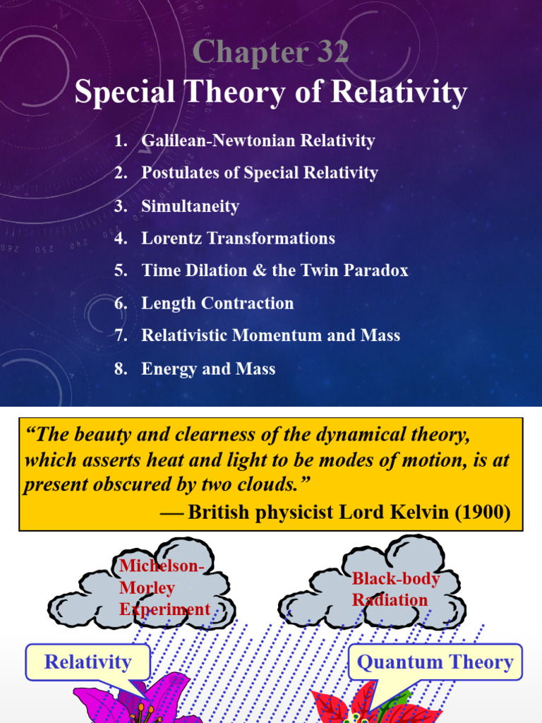 Special Relativity Concepts Explained | PDF | Special Relativity ...