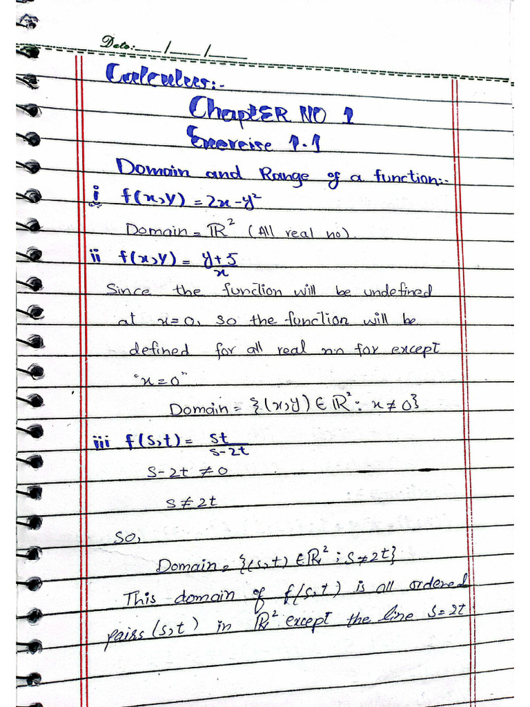 Calculus Notes | PDF