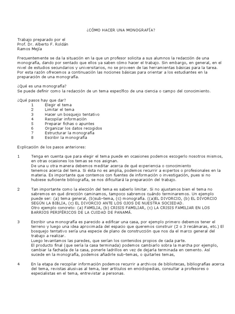 Cómo hacer una monografia Bibliografía Comillas