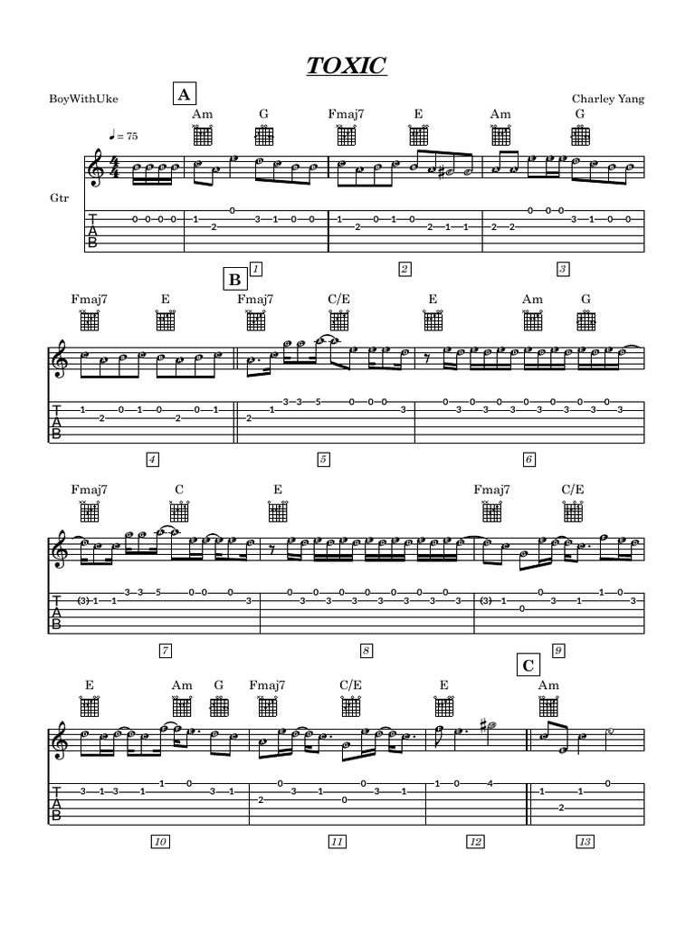 Toxic Boywithuke | PDF