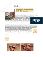 Hemoglobin Solubility