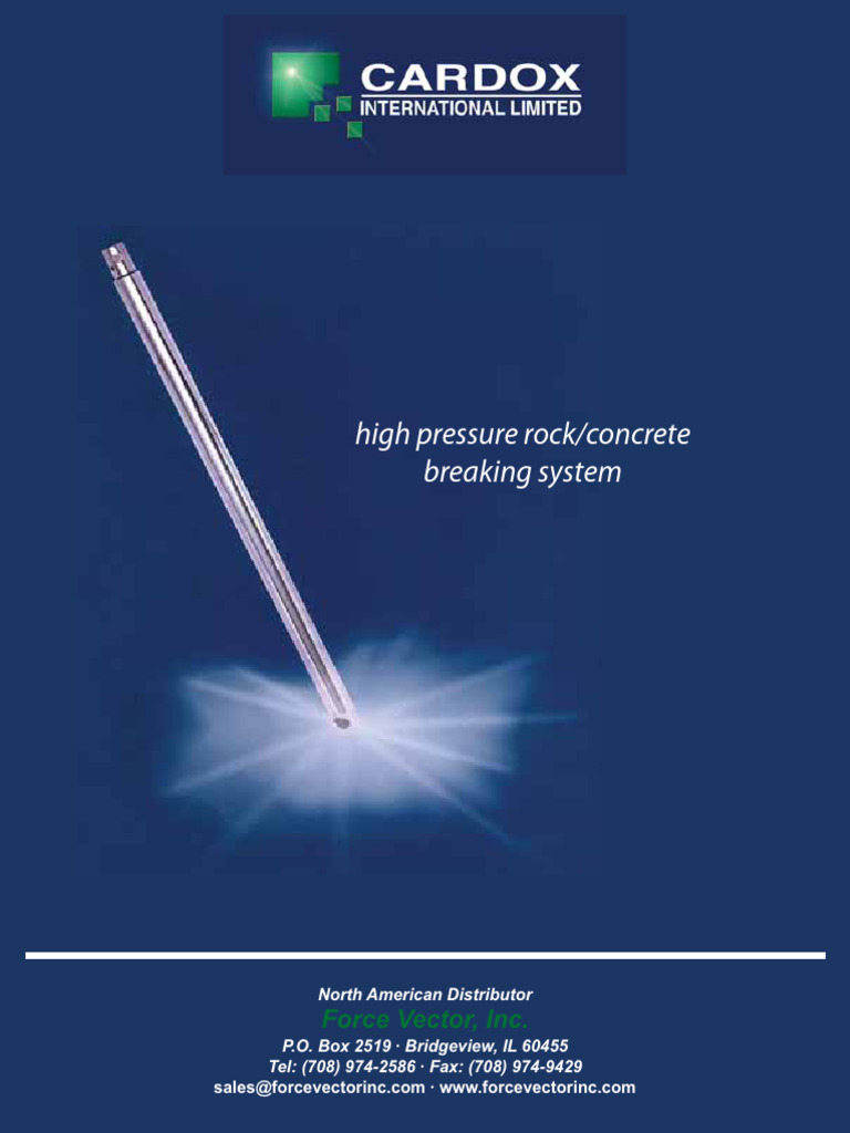 Force Vector Cardox Civils Quarring Mining - 2014 | PDF | Mining | Fracture