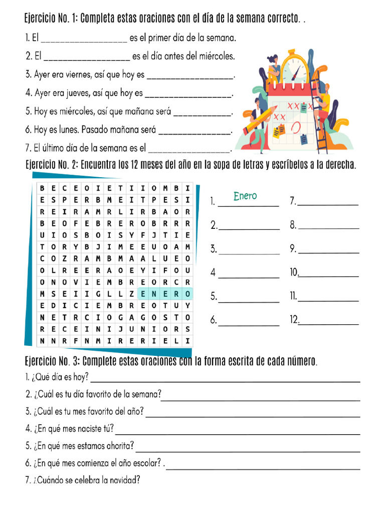 Dias de La Semana | PDF