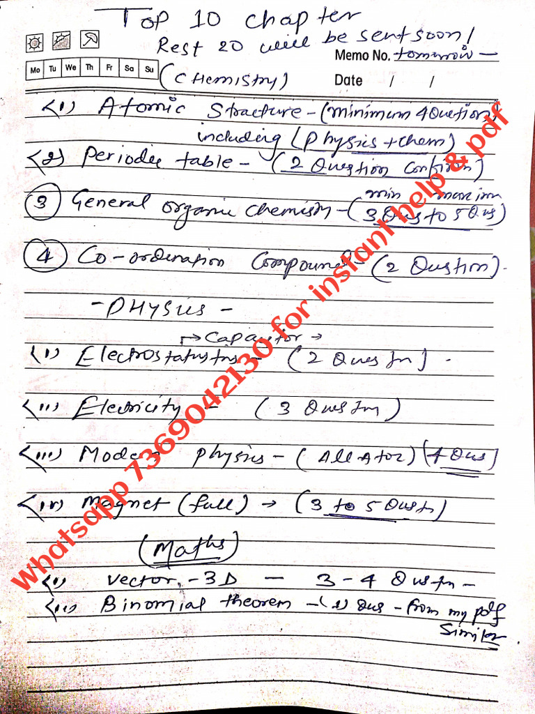 Top 10 of 30 Chapter List ... | PDF