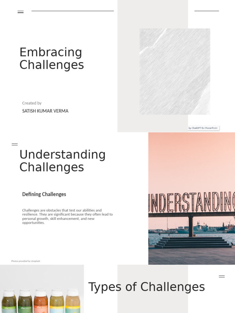 Understanding and Overcoming Challenges | PDF | Psychological ...