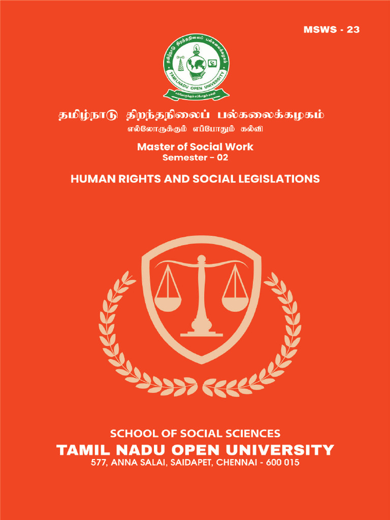 Human Rights and Social Legislations Guide | PDF | Human Rights | Rights