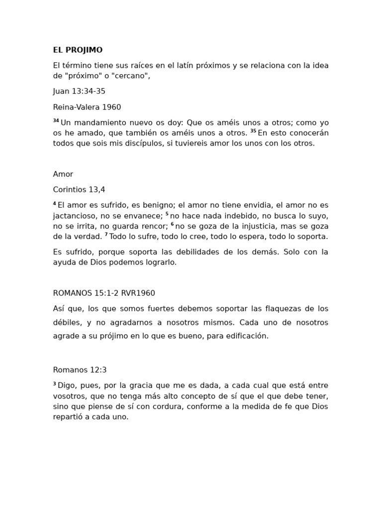 Amor y Compasión hacia el Prójimo | PDF | Amor | Contenido del Nuevo ...
