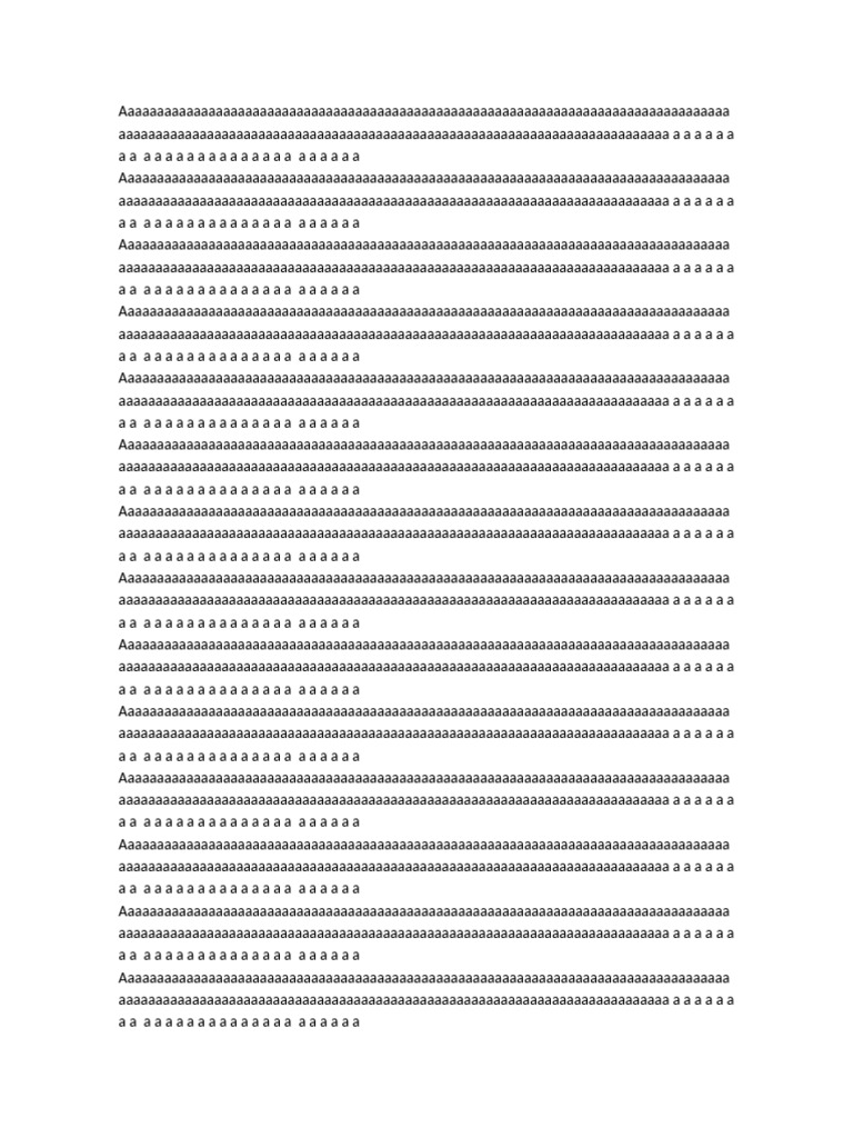 Placeholder Text Document | PDF