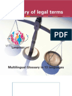 Legal Terms 13 Languages