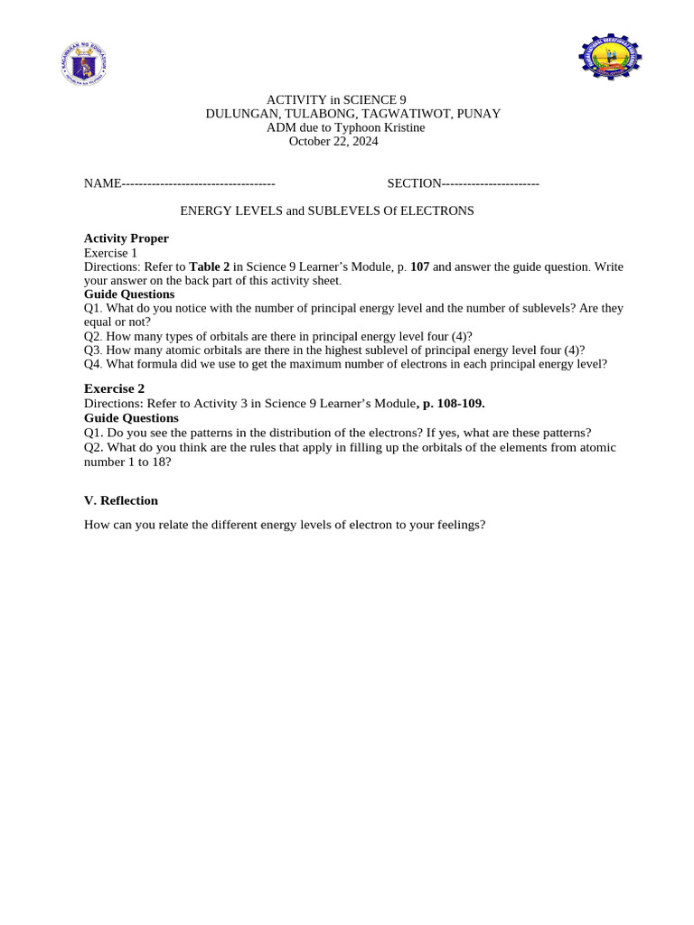 ADM Activity DulunganTulabong Tagwatiwot Punay | PDF