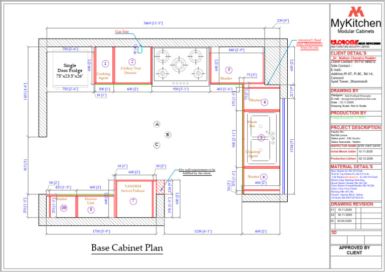 Modular Kitchen Cabinet Specifications | PDF