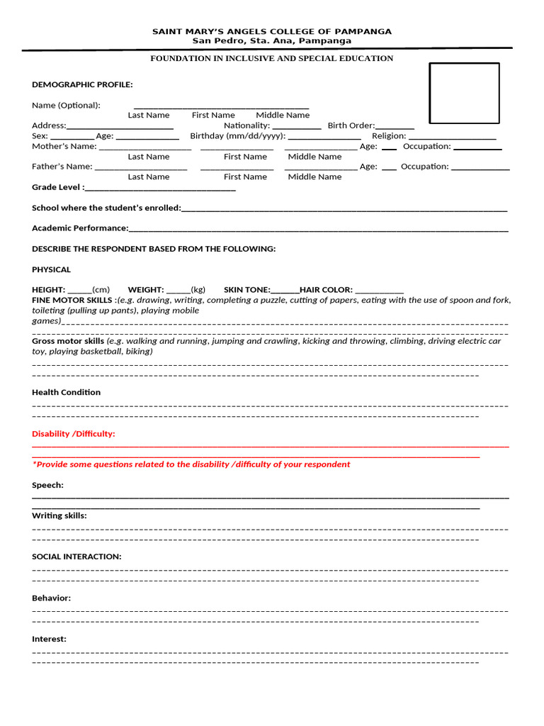 Final-Requirement in FTC | PDF | Special Education | Behavioural Sciences