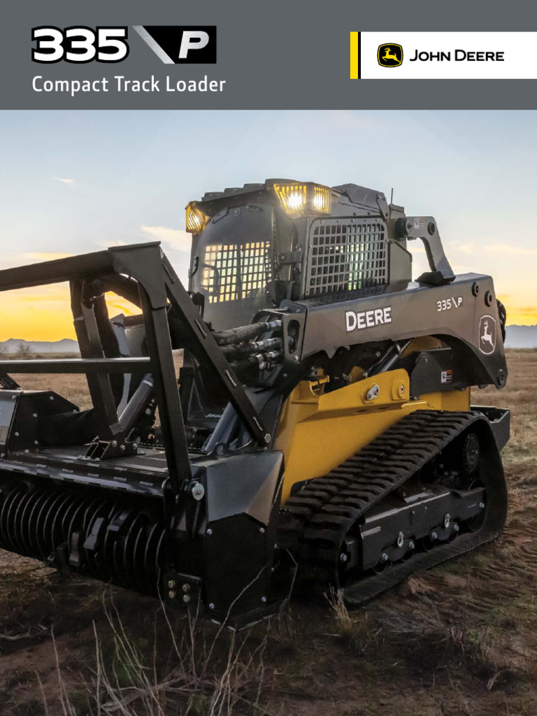 John Deere 335 P-Tier Compact Loader | PDF | Horsepower | Loader ...