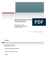 B2B Segmentation and Channel Strategy Chemical Industry