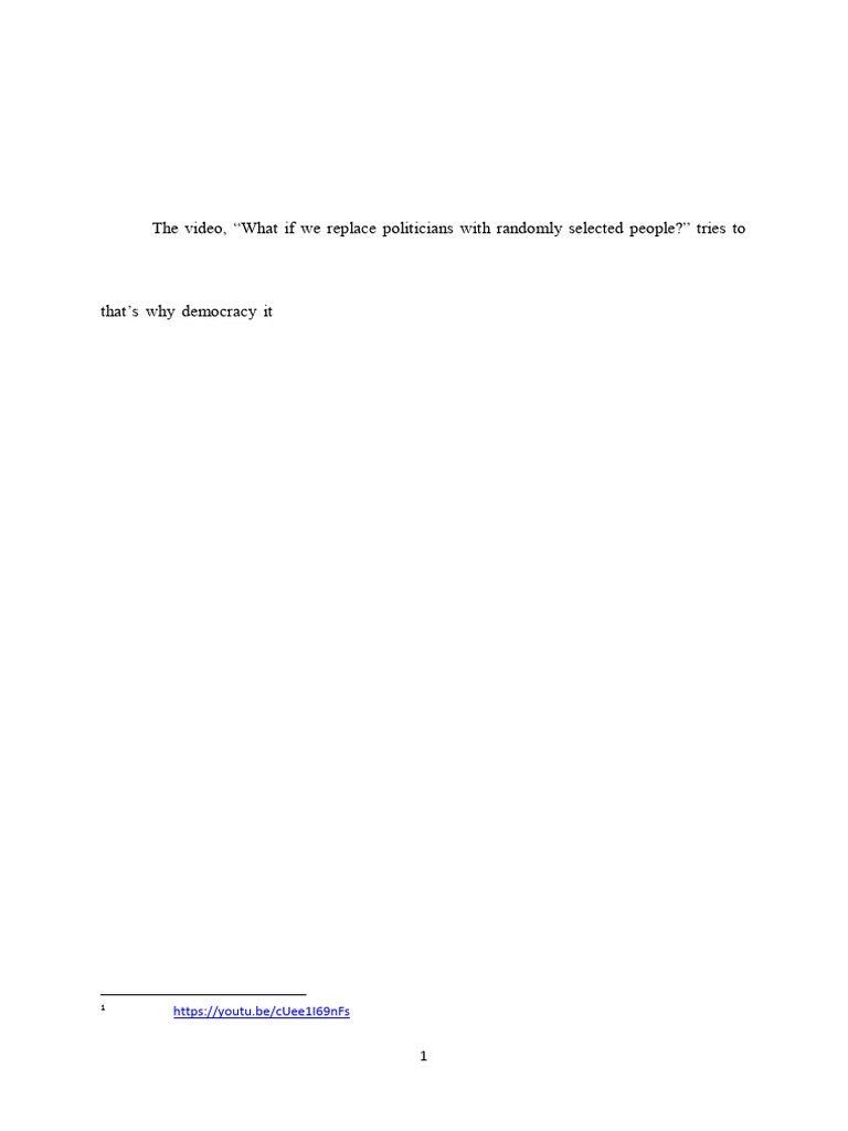 1. Response Paper | PDF