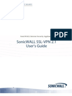 Sonicwall SSL-VPN 2.1 Users Guide