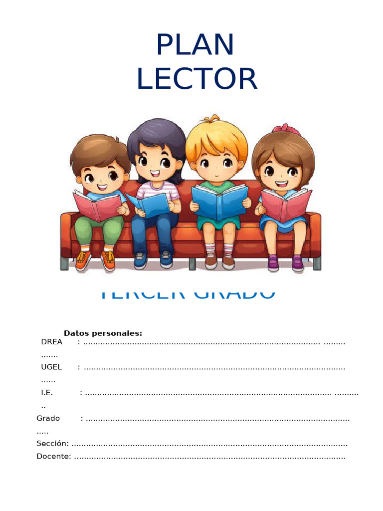 Plan Lector para Tercer Grado: Estrategias de Lectura | PDF | Patata | Maíz