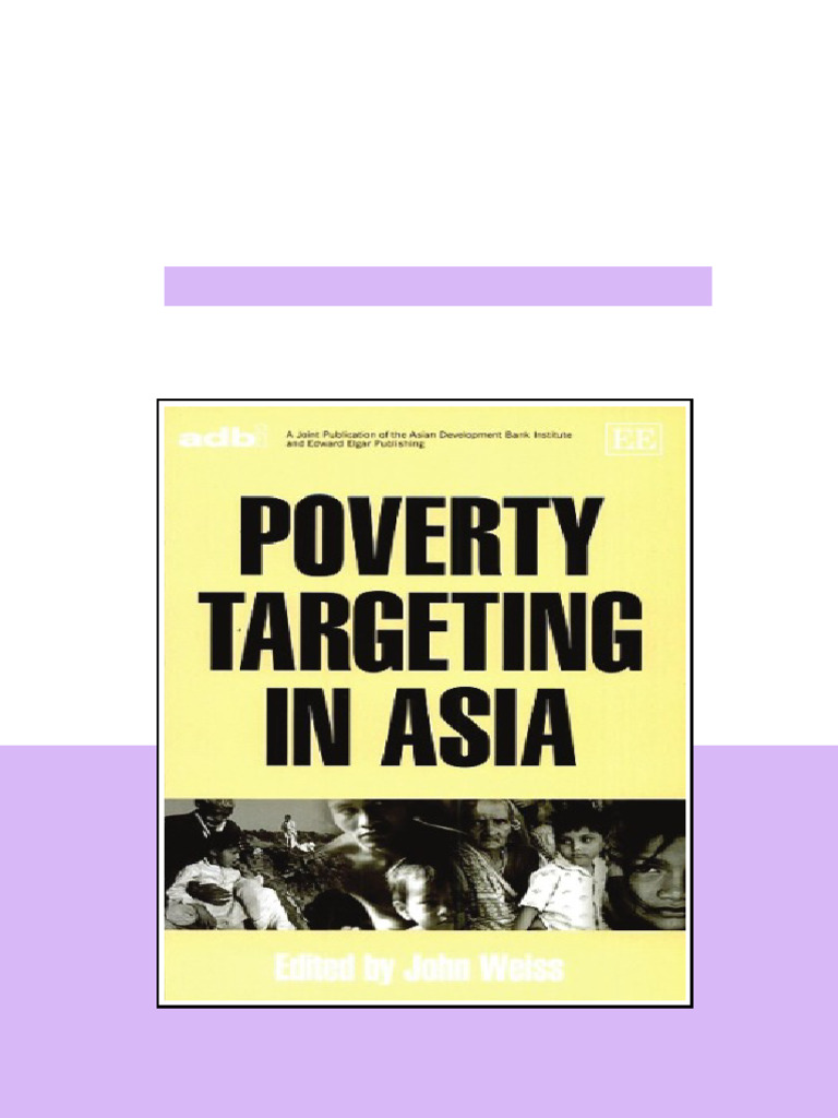 Poverty Targeting In Asia John Weiss pdf available | PDF | Poverty ...