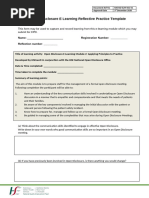 NMC Reflective Discussion Form Template | PDF