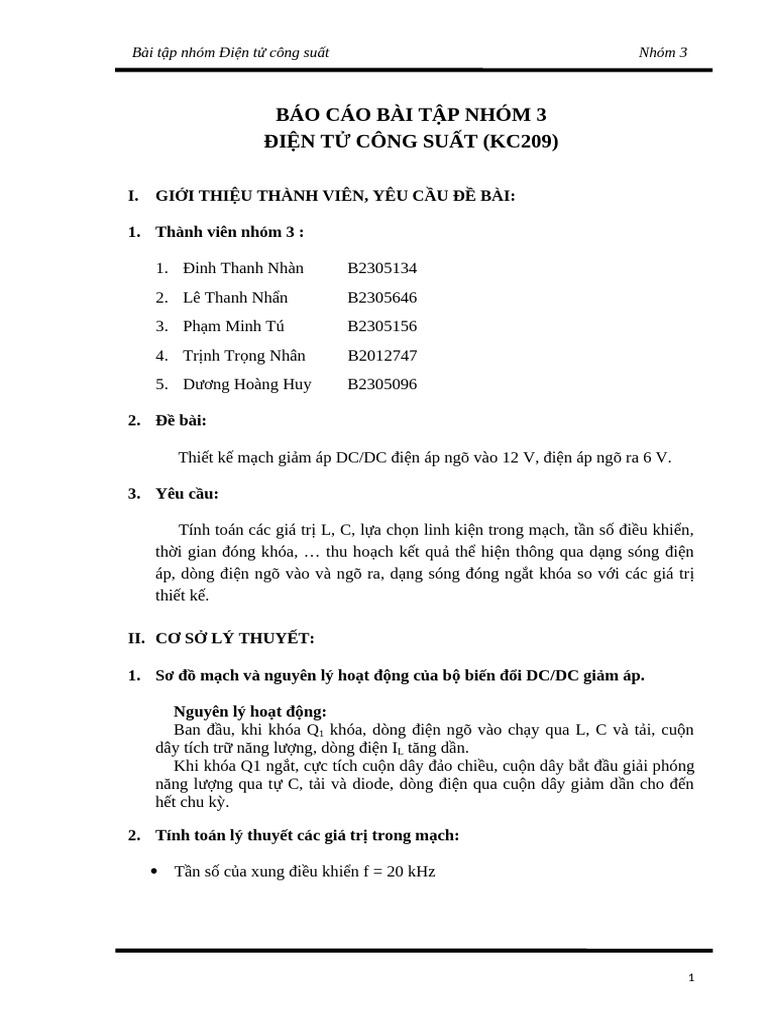 Bai Tap Nhom - Giam AP Nhom 3 | PDF