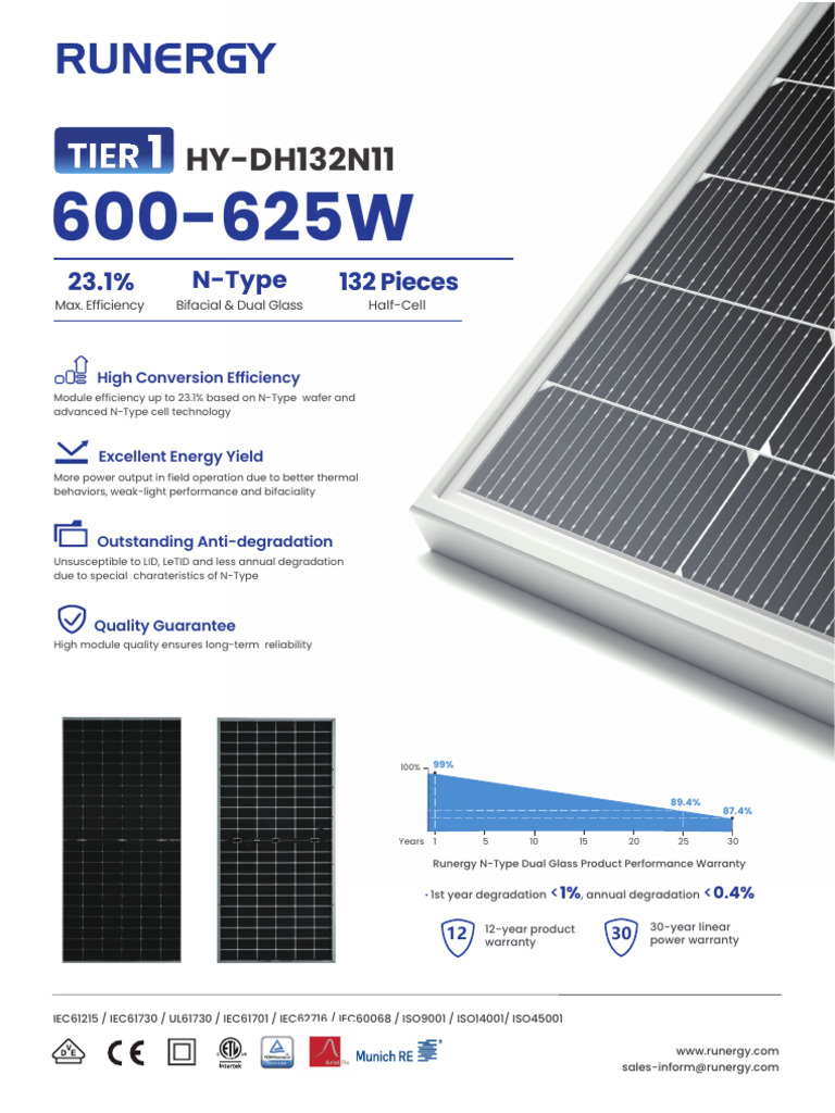 High-Efficiency N-Type Solar Module | PDF | Semiconductor Devices ...