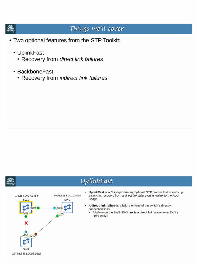 UPlink& Backbone Fast | PDF